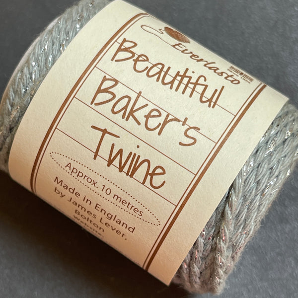 Bakers Twine with sparkle - 10m Rolls