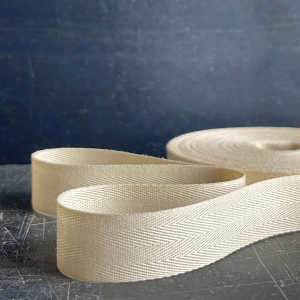 25mm Fine Cotton Herringbone