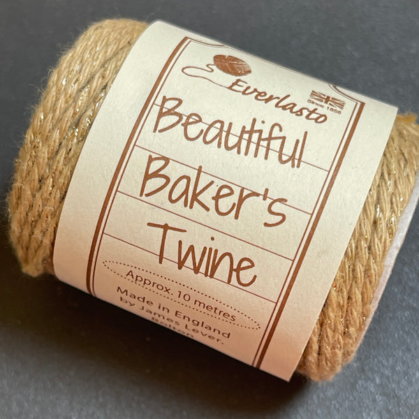 Bakers Twine with sparkle - 10m Rolls