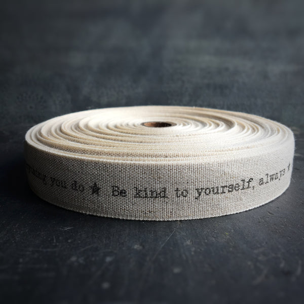 Personalised Linen with tiny font