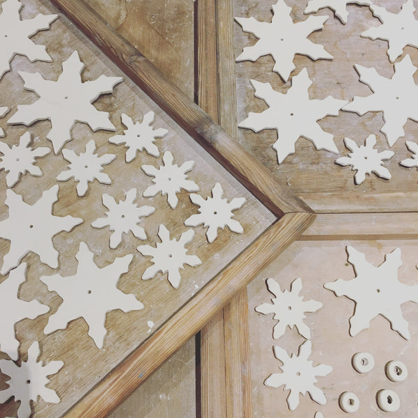 Porcelain Snowflakes