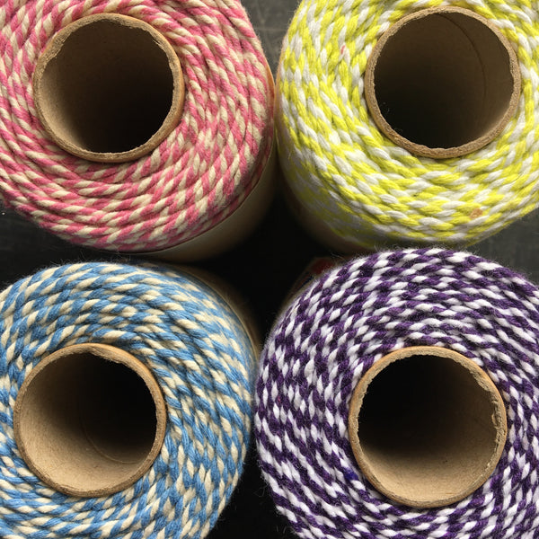 colourful string for gift wrapping