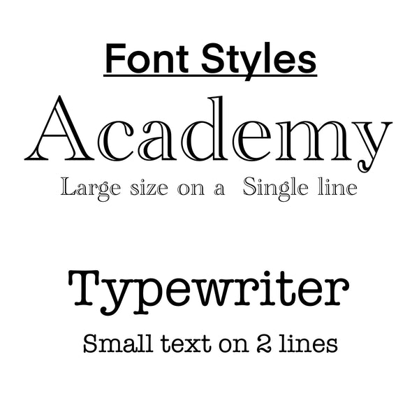 Personalised sew in printed Labels