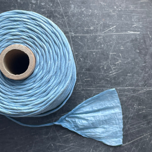 paper twine in blue made in england