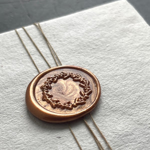Brass Wreath  Wax Seal
