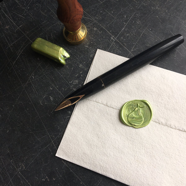 green wax seal 