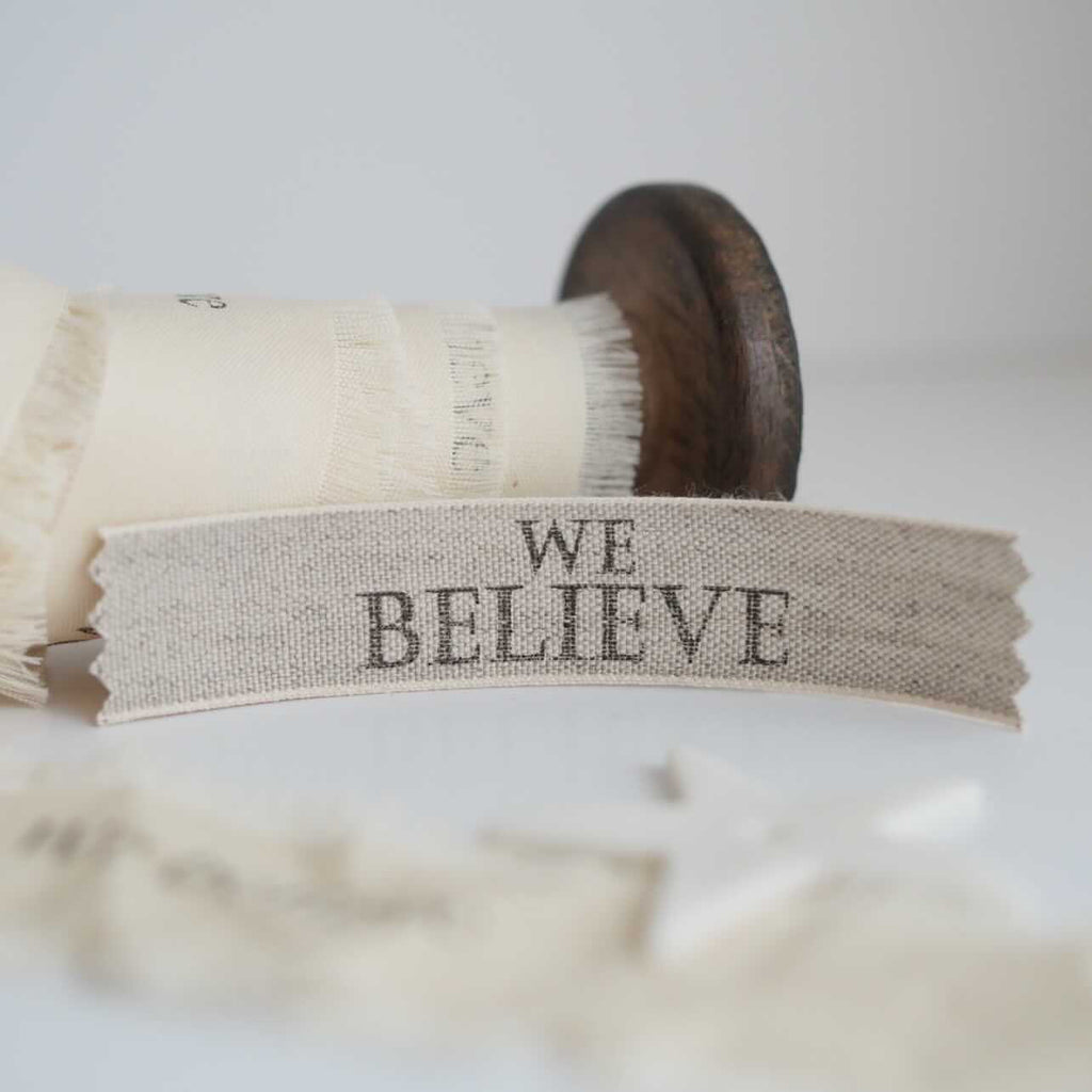 Printed Linen Labels | Choice of Wording | Caltonberry
