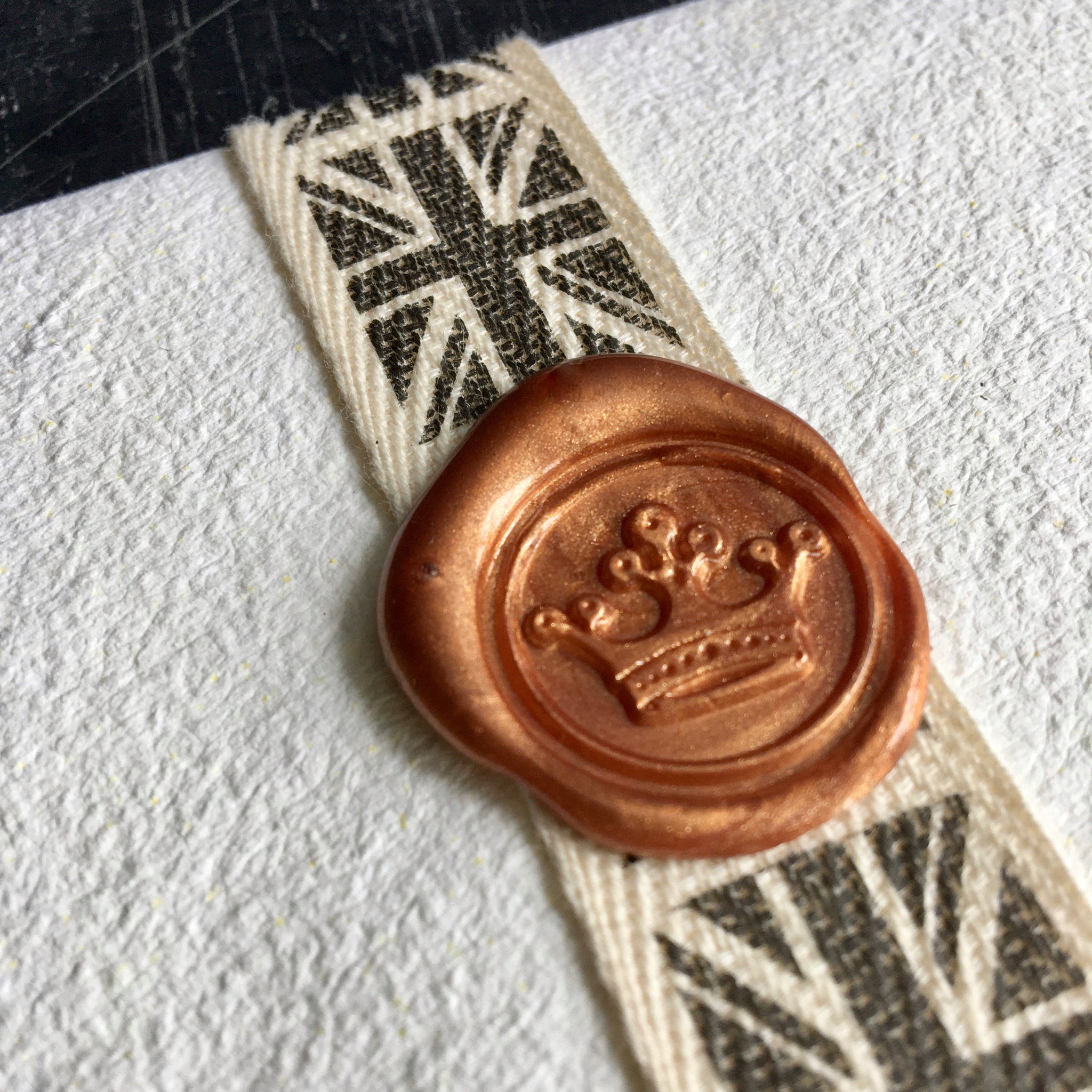 Crown design Brass wax seal 