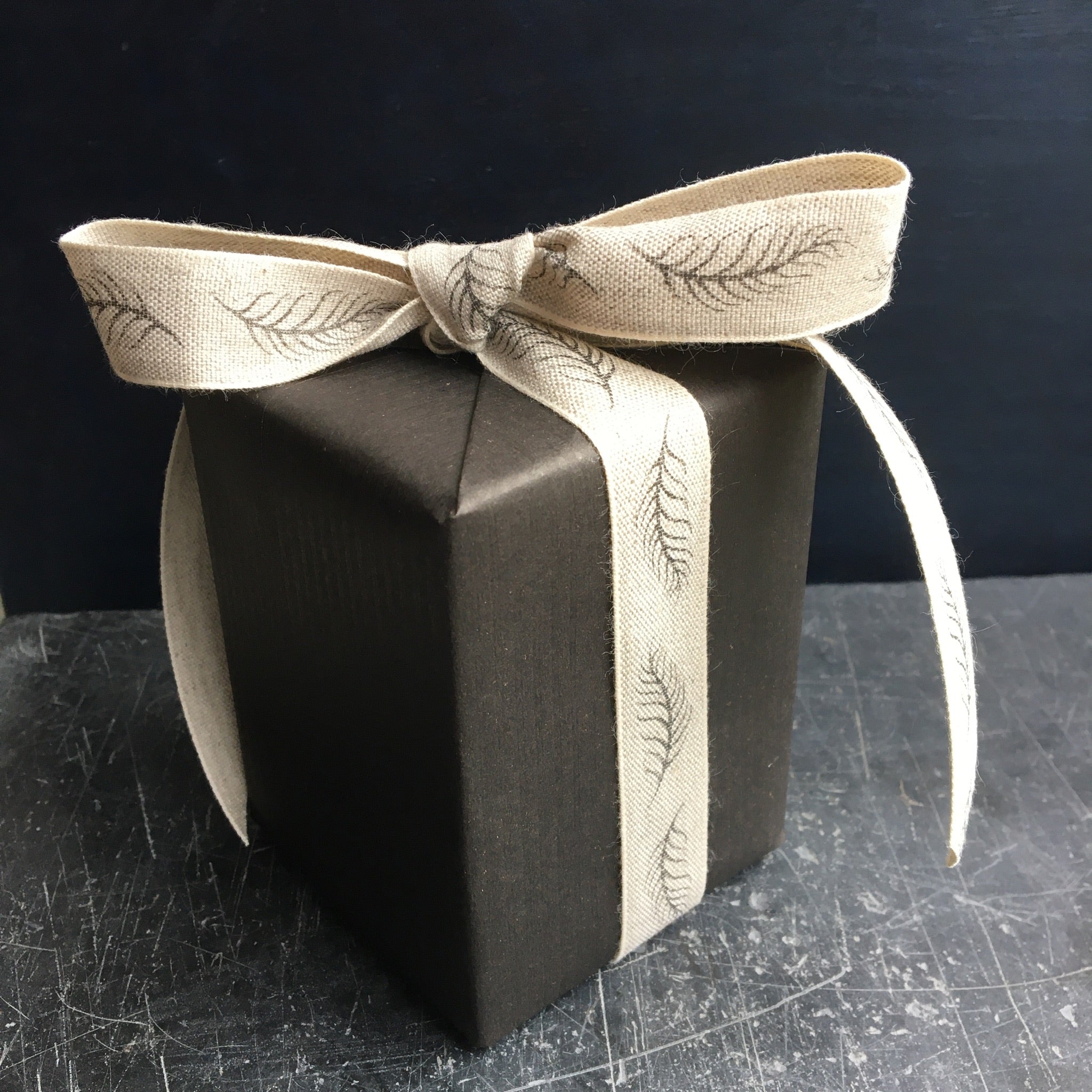 Gift wrapt box tied with a bow