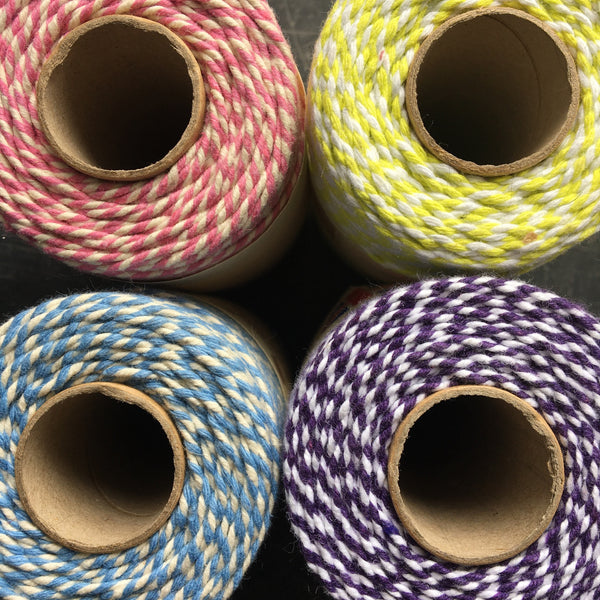 colourful string for gift wrapping 