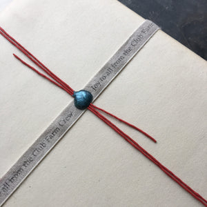 10mm linen ribbon personalised