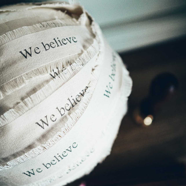 ball of frayed ribbon 