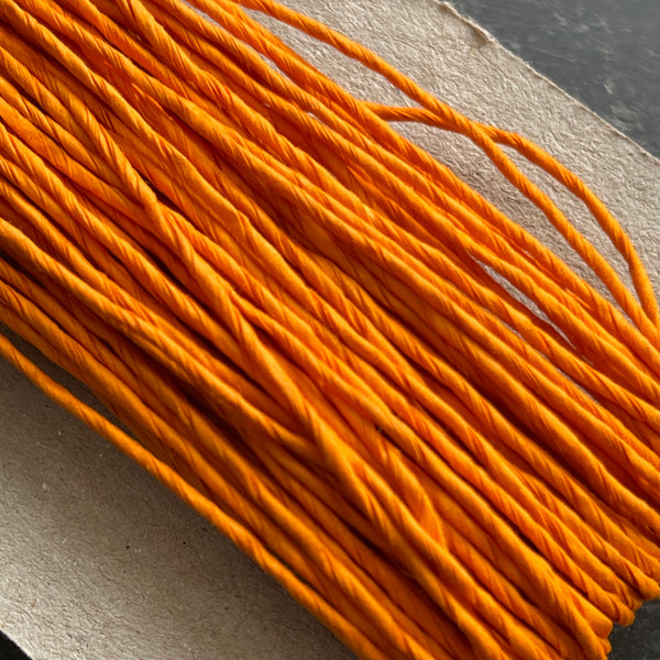 orange paper twine 